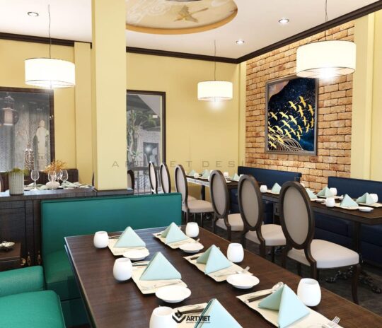 Nội thất nhà hàng Lang Liêu - 16