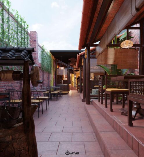 Nội thất nhà hàng Lang Liêu - 19