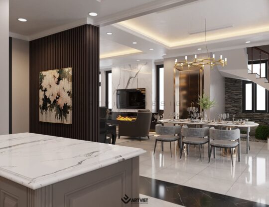 Nội thất phong cách hiện đại - bàn ăn - 1