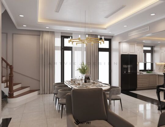 Nội thất phong cách hiện đại - bàn ăn - 11