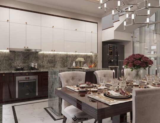 Nội thất phong cách hiện đại - bàn ăn - 2