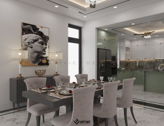 Nội thất phong cách hiện đại - bàn ăn - 5