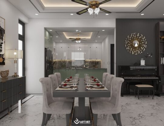 Nội thất phong cách hiện đại - bàn ăn - 6