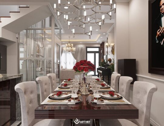 Nội thất phong cách hiện đại - bàn ăn - 8