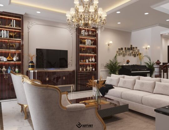 Nội thất phong cách hiện đại - phòng khách - 13