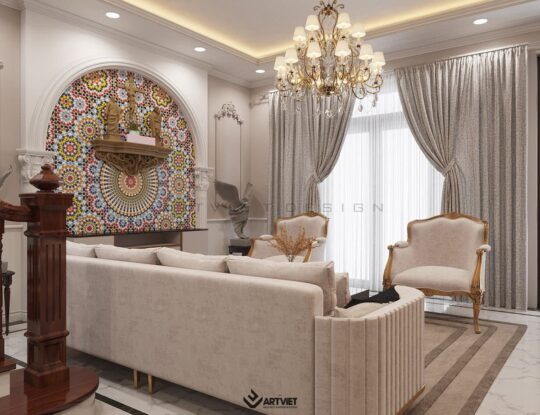 Nội thất phong cách hiện đại - phòng khách - 17