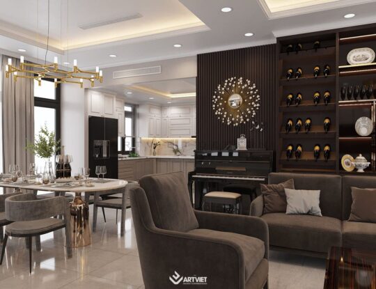 Nội thất phong cách hiện đại - phòng khách - 3