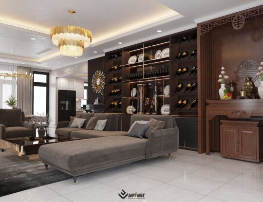 Nội thất phong cách hiện đại - phòng khách - 4