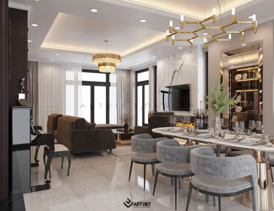 Nội thất phong cách hiện đại - phòng khách - 6