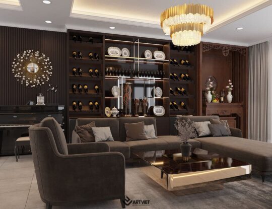 Nội thất phong cách hiện đại - phòng khách - 7