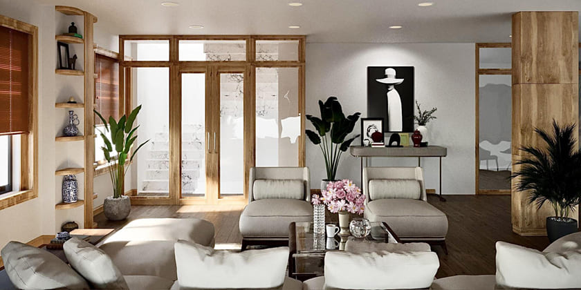 Nội thất phòng khách chị Hằng - Bát Tràng