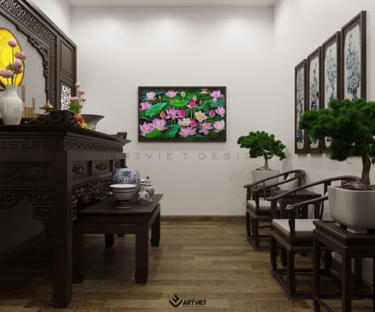 Thiết kế nội thất phòng thờ - 4