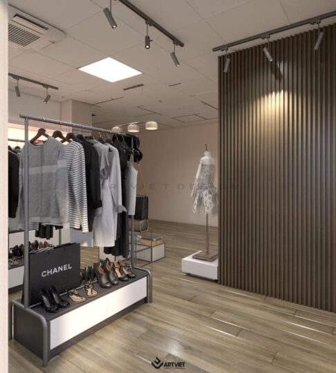Nội thất shop quần áo Xuân Đỉnh - 1