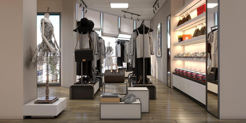 Nội thất shop quần áo Xuân Đỉnh