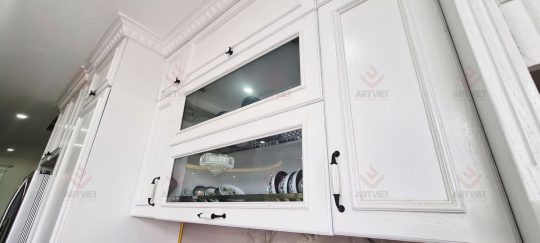 Thi công nội thất biệt thự Ocean Park - bếp 1