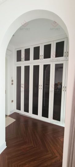 Thi công nội thất biệt thự Ocean Park - hành lang