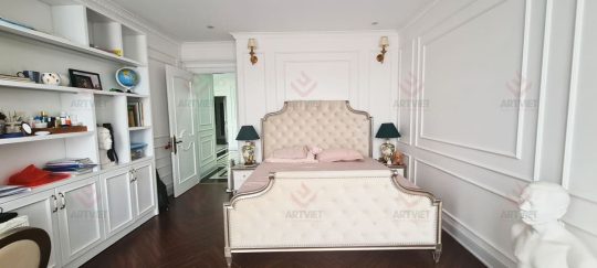 Thi công nội thất biệt thự Ocean Park - Phòng ngủ 1