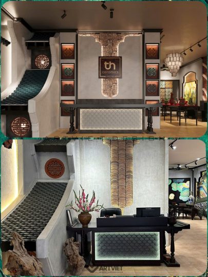 Công trình showroom trưng bày sản phẩm gốm sứ Thanh Hải Bát Tràng 6