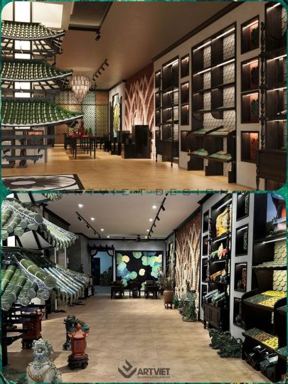 Công trình showroom trưng bày sản phẩm gốm sứ Thanh Hải Bát Tràng 7