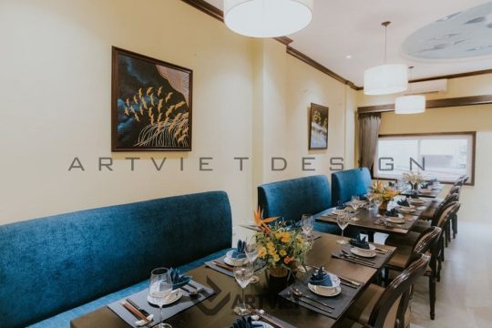 Nội thất nhà hàng Lang Liêu - bàn 4 người