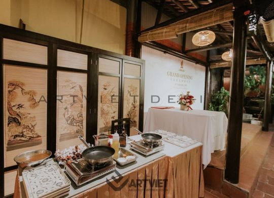 Nội thất nhà hàng Lang Liêu - bếp