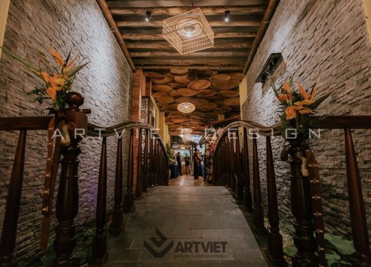 Nội thất nhà hàng Lang Liêu - Cầu