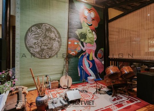 Nội thất nhà hàng Lang Liêu - nhạc sống