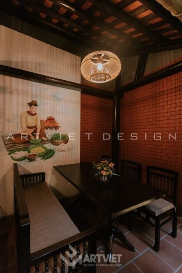 Nội thất nhà hàng Lang Liêu - bàn ăn VIP