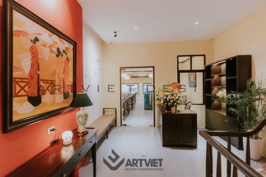 Nội thất nhà hàng Lang Liêu - sảnh