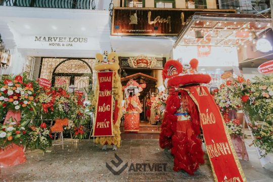 Nội thất nhà hàng Lang Liêu - khai trương