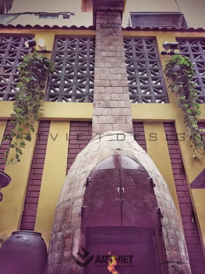 Nội thất nhà hàng Lang Liêu - Ngoài trời