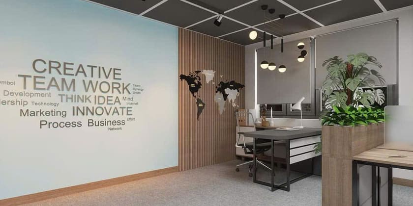 Thi công nội thất văn phòng NhaF - Nguyễn Du