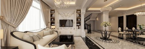 Thiết kế nội thất biệt thự