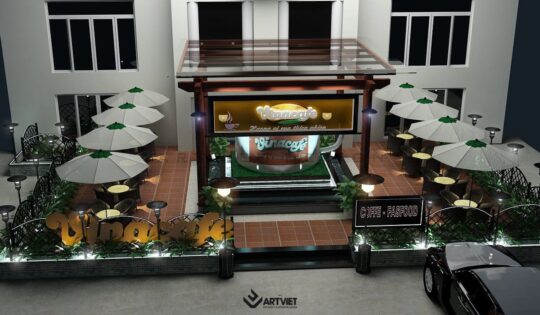 Thiết kế cửa hàng Vinacafe - 1