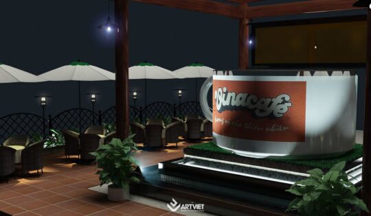Thiết kế cửa hàng Vinacafe - 4