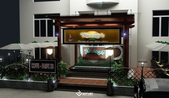 Thiết kế cửa hàng Vinacafe - 8