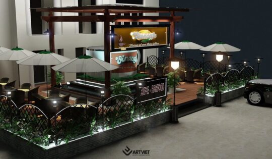 Thiết kế cửa hàng Vinacafe - 9