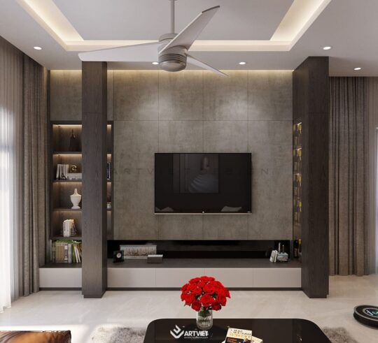 Thiết kế nội thất nhà Sơn Tây - khách bếp - 6