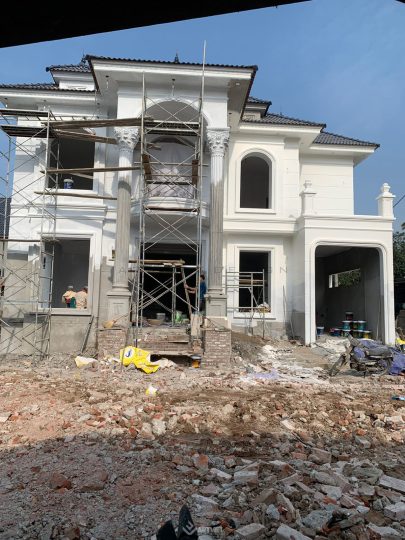 Thi công dự án nhà ở hiện đại - Anh Trình - Hưng Yên 3