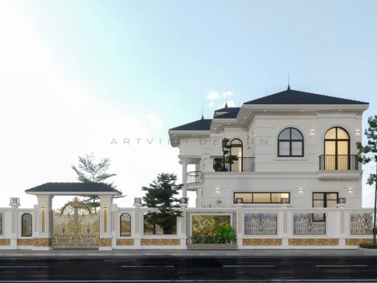 Thiết kế nhà ở hiện đại - Anh Trình - Hưng Yên 2