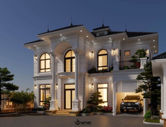 Kiến trúc biệt thự Hưng Yên 1