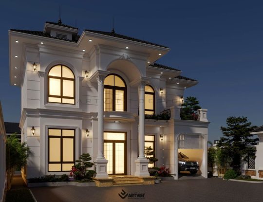 Kiến trúc biệt thự Hưng Yên 3