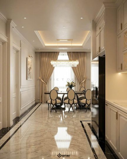 Nội thất biệt thự Hưng Yên - bếp