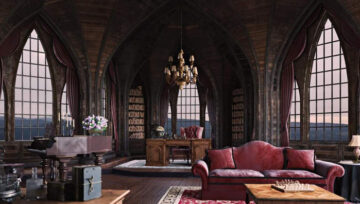 Phong cách thiết kế Gothic: vẻ đẹp huyền bí trong từng chi tiết