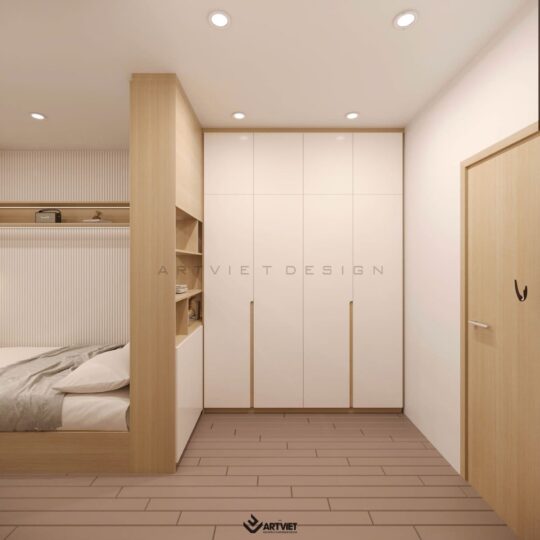 Thiết kế nội thất nhà ở – Xóm 6 Giang Cao, Bát Tràng - phòng ngủ con - 1