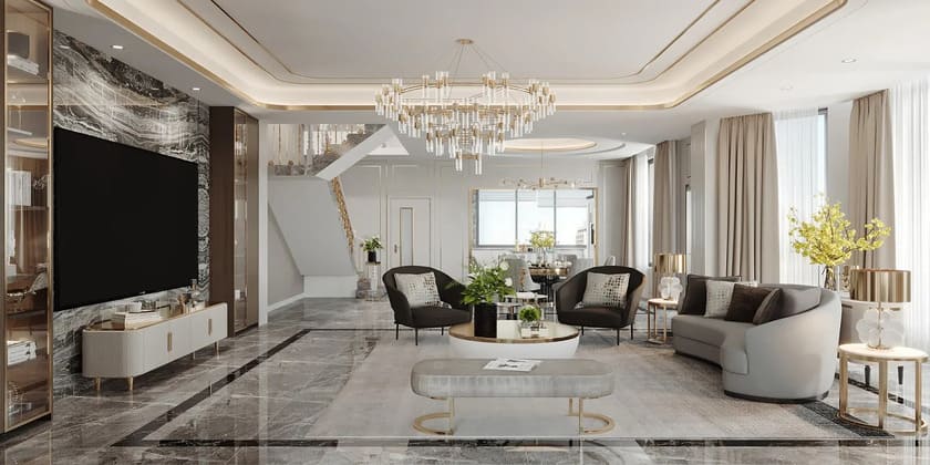 Phong cách thiết kế nội thất Luxury - Sự sang trọng vượt thời gian
