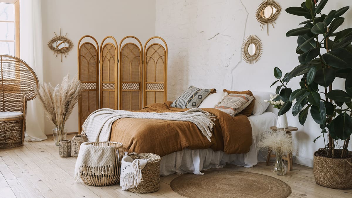 Phòng ngủ phong cách thiết kế Bohemian