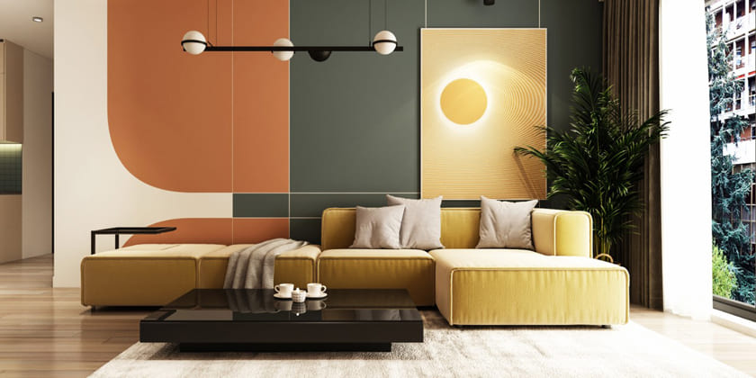 Phong cách thiết kế Color Block