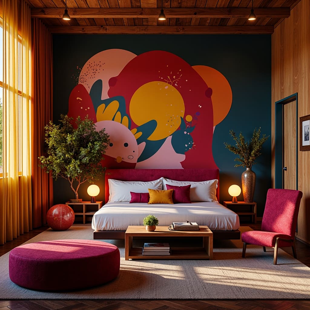 Phòng ngủ phong cách thiết kế Expressionism