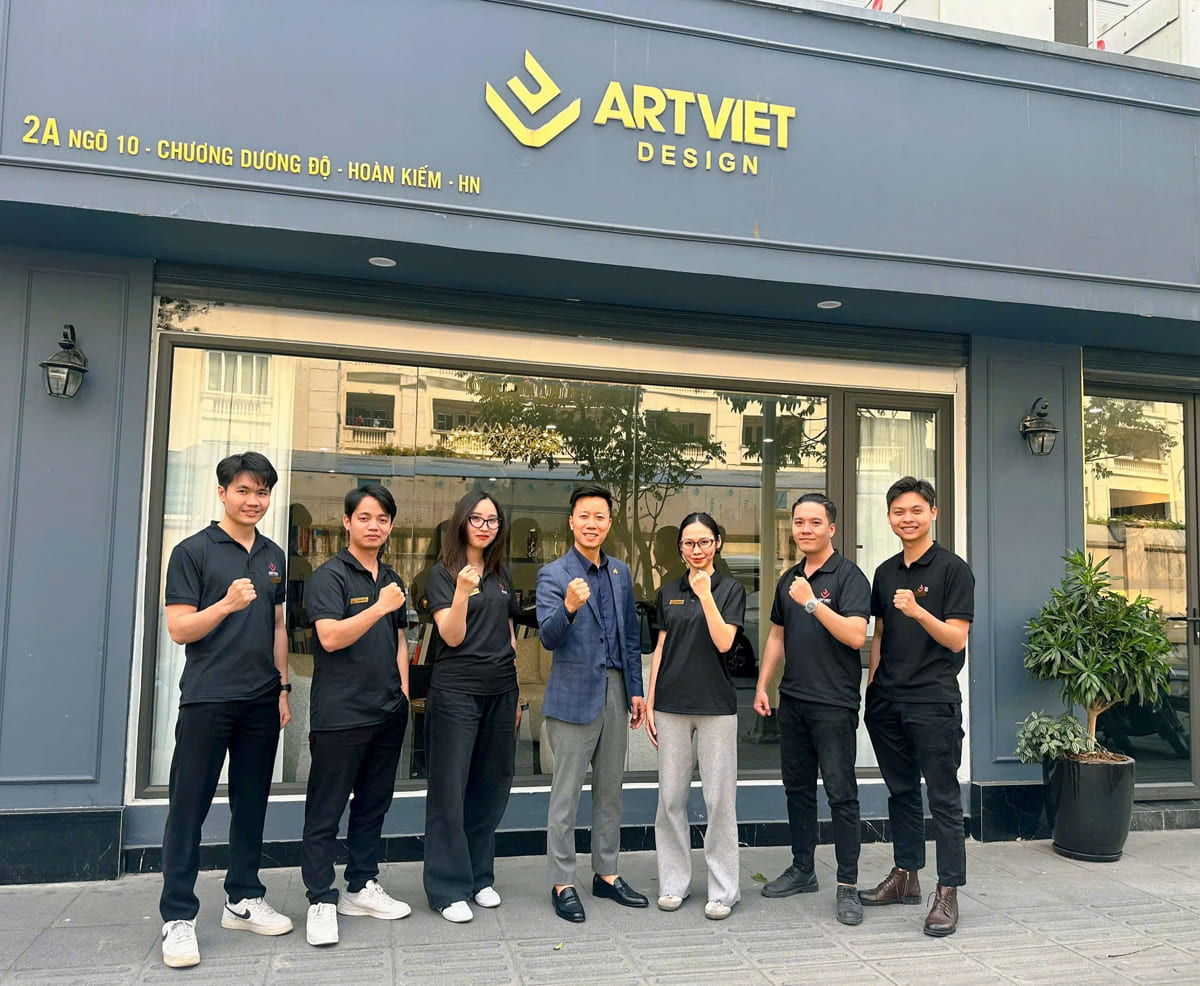 Văn phòng công ty thiết kế & thi công nội thất ArtViet Design